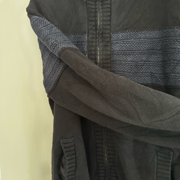 Telluride Clothing Company  XL Men’s Fleece Lined Blue & Black Full Zip Sweater. - Picture 12 of 16